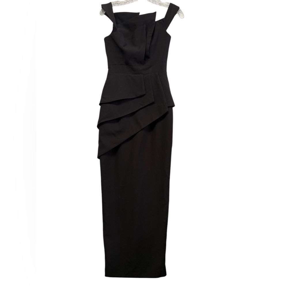 Black Halo‎ Eve La Reina Sheath Dress Cocktail Formal Wedding Guest Chic 0